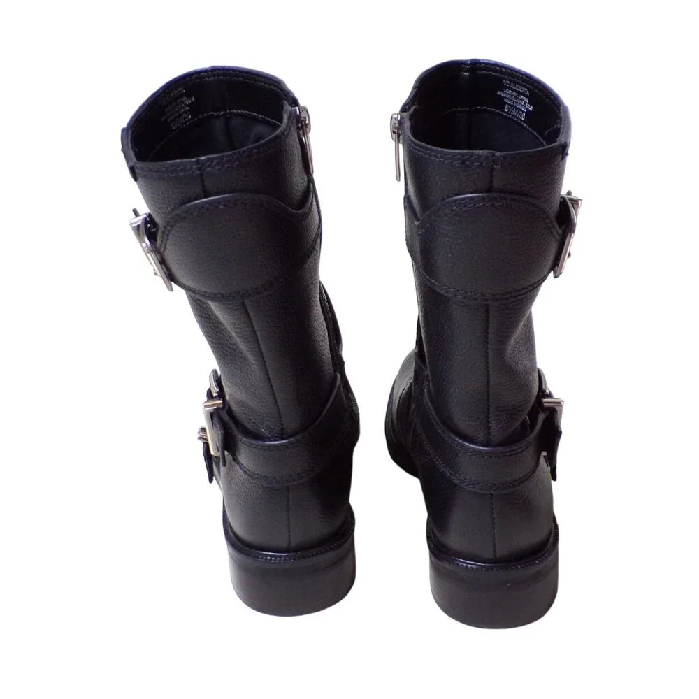 🆕 VINCE CAMUTO Alicenta Moto Bootie Boots 36, 5.5 Black - Picture 11 of 13